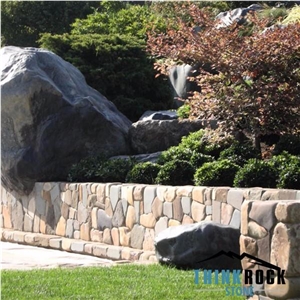 Multicolor Eco Cobble Stone Decorative Stone with River Rock Veneer