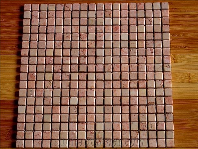 Pink/Red Marble Mosaic in Various Designs
