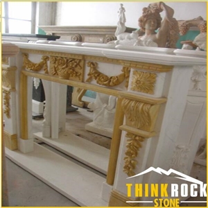 Professional Supplier for White Marble Carving Kitchen Fireplace