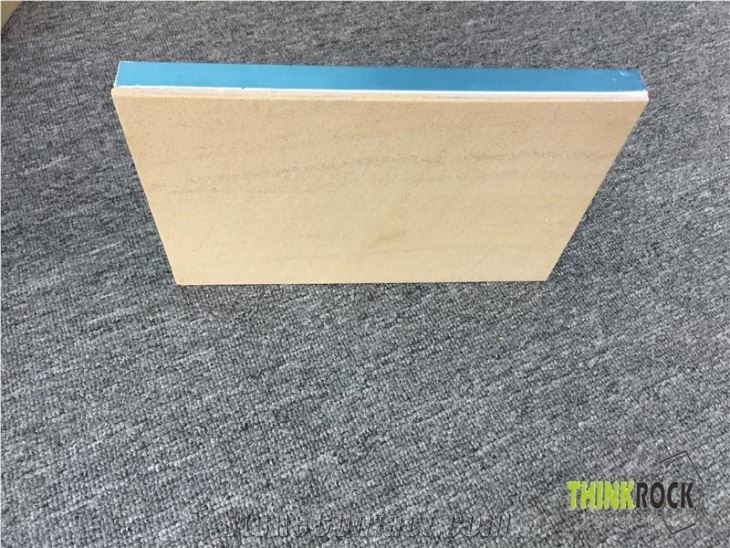 Sandstone Covering/Close Edge Honeycomb Panel