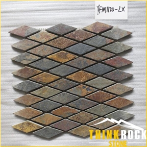 Slate Mosaic Tile in Various Designs for Kitchen/Bathroom/Wall