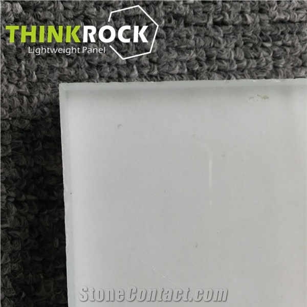 White Quartz Composite Glass Honeycomb Panel