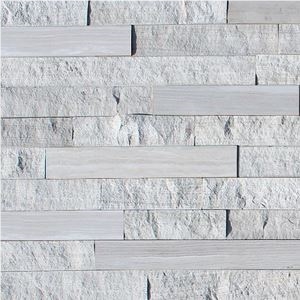 White Wall Stone Polishing Split Marbles