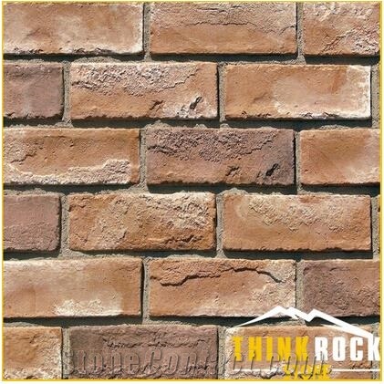 Yellow Faux Brick Stone Cultured Stone