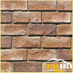 Yellow Faux Brick Stone Cultured Stone