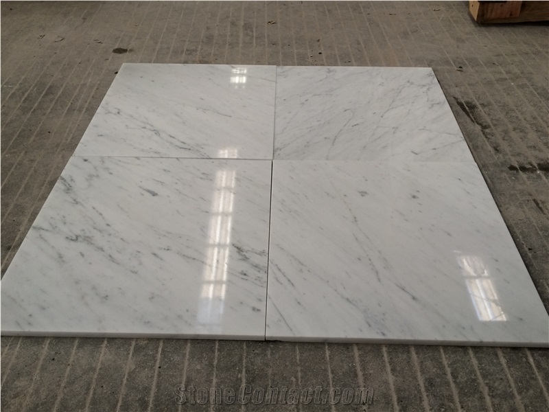 Bianco Carrara Marble White, White Carrara Marble Tile