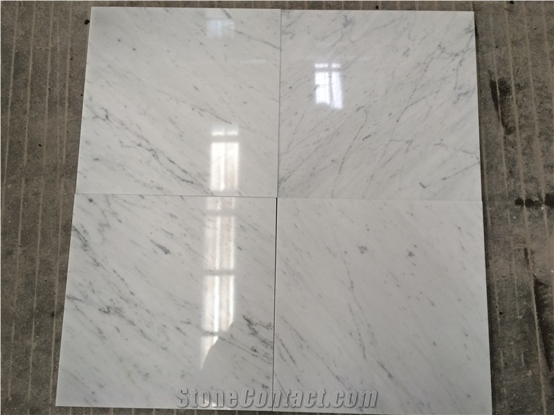Carrara White Marble Thin Tiles Wholesale,Bianco Carrara Thin Tiles