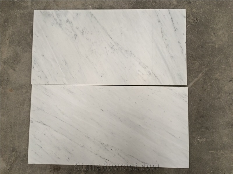 Honed Carrara Marble,Carrara Marble Thin Tiles,Bianco Carrara White