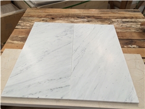 Honed Carrara Marble,Carrara Marble Thin Tiles,Bianco Carrara White