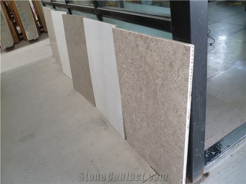 Honeycomb-Backed Stone Panel,Lightweight Honeycomb Marble Stone Panels