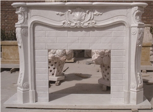 Marble Handcarved Fireplace,Marble Hearters,Marble Fireplace Cover