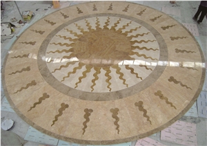 Marble Waterjet Tile,Big Round Medallions,Carpet Medallions
