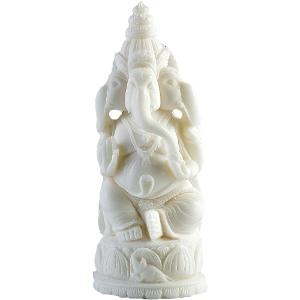 Ganpati White Marble Statues