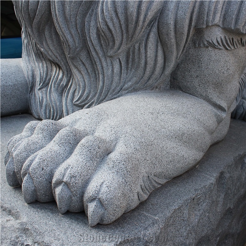 Stone Granite Stone Lion Sculpture