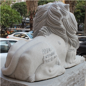 Stone Granite Stone Lion Sculpture