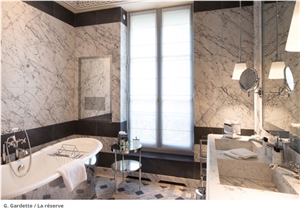 Achieving All Marble Bathrooms