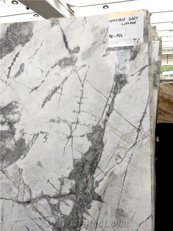 Invisible Grey Marble Polished Slabs