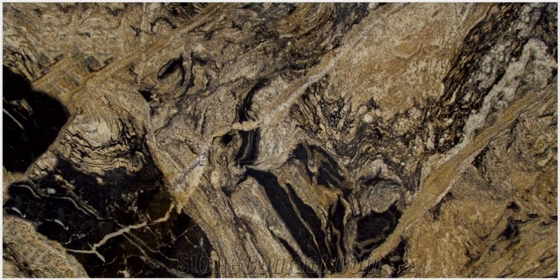 Magma Gold Granite, Brazil Exotic Granite Slabs