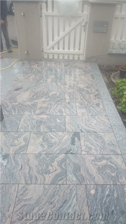 China Juparana Granite Floor Application