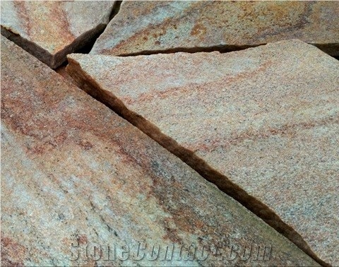 Rosa Del Piemonte Quartzite Slabs & Tiles, Italy Red Quartzite