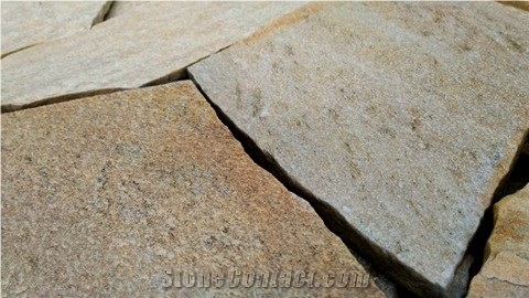 Yellow Quartzite Flagstone