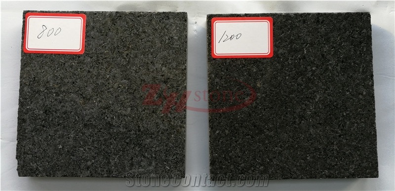 Platinum Black Granite Water Jet Surface Tile 4 Different Finish
