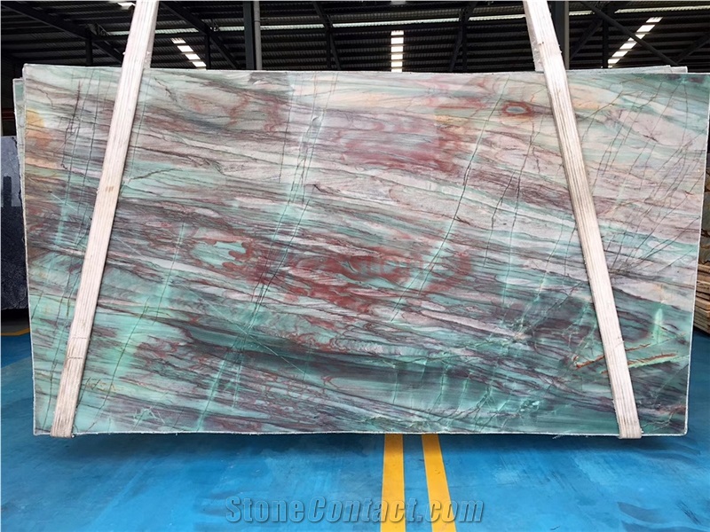Verde Gaya Quartzite Aluminium Composit Panel Cladding Gaya Green
