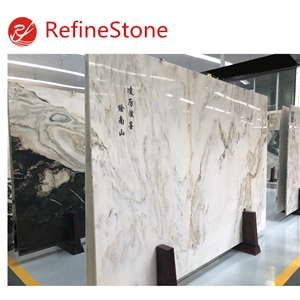 Natural Chinese Landscape Painting Marble For Floor Design