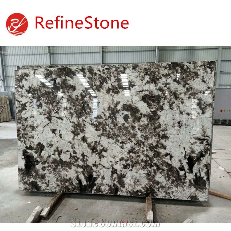 Wholesale Exotic Alpine White Granite Slab