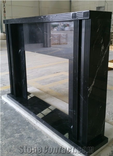 Nero Marquina Select Black Marble Fireplaces