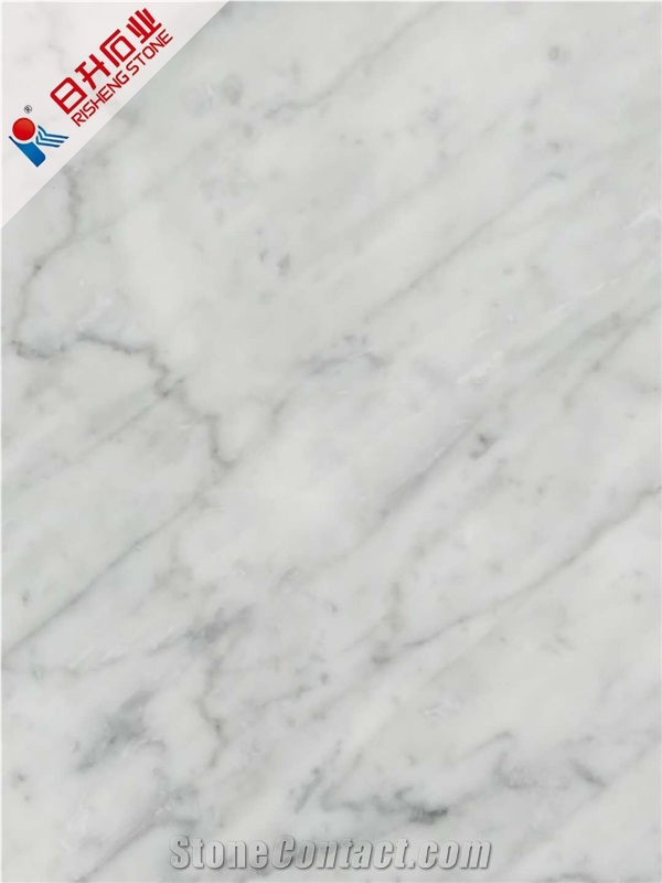 Polished Italian Bianco Carrara White Marble Slabs &Tiles
