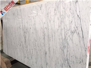 Polished Italian Bianco Carrara White Marble Slabs &Tiles