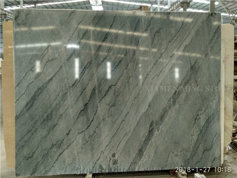 Bruce Grey Marble Slabs Hotel Floor Paving,Galanz Grey Marble Wall Panel Skirting Tiles