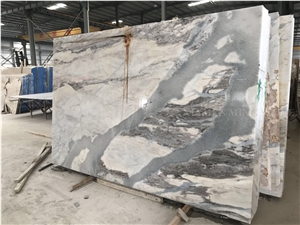 River White Marble Slab,Machine Cutting to Size Panel Tiles Interior Wall,Flooring