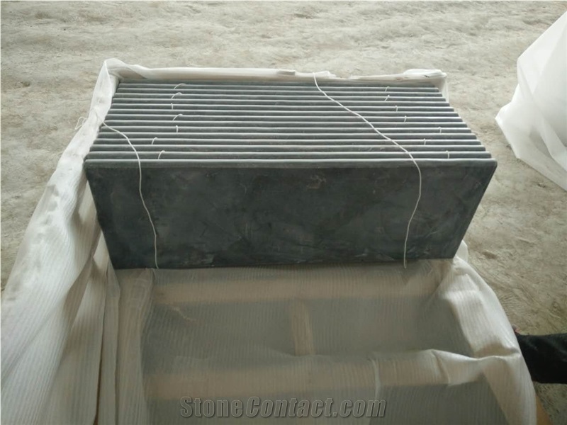 Chinese Bluestone Table Tops,Blue Limestone Reception,L828,Slabs,Tiles