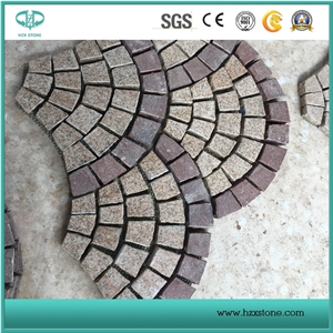 Cheap Chinese Red Porphyry Granite Paving Stone/Cubble Stone