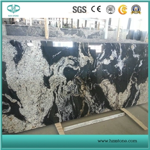China Black Granite New Nero Branco,Royal Ballet Flooring Tile
