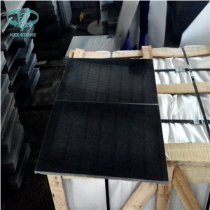 Polished G654 Granite Tile Black Padang Dark Granite Floor Tile