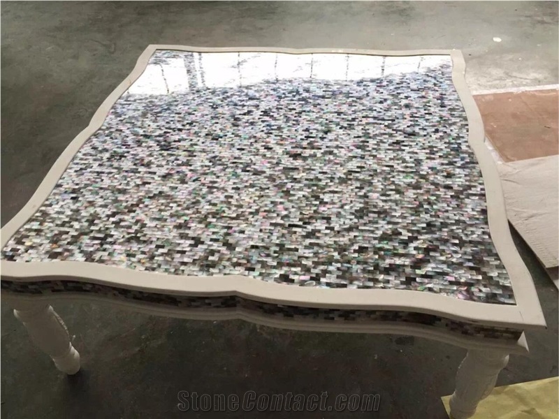 Custom Design Mother Of Pearl Table Top for Furniture