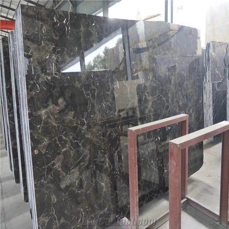 China Dark Emperador Marble Slabs for Wall Floor Use