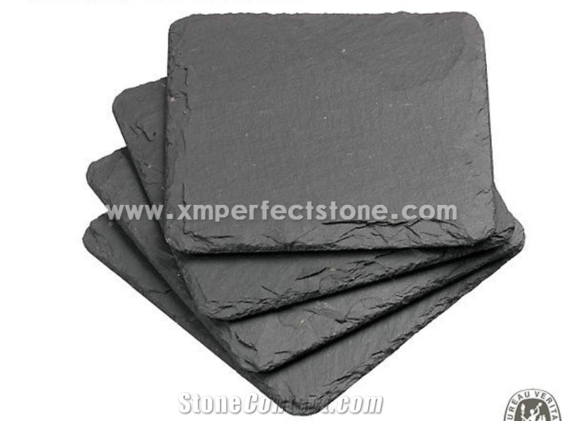 Factory Direct Wholesale 30x20cm Natural Edge Slate Plates