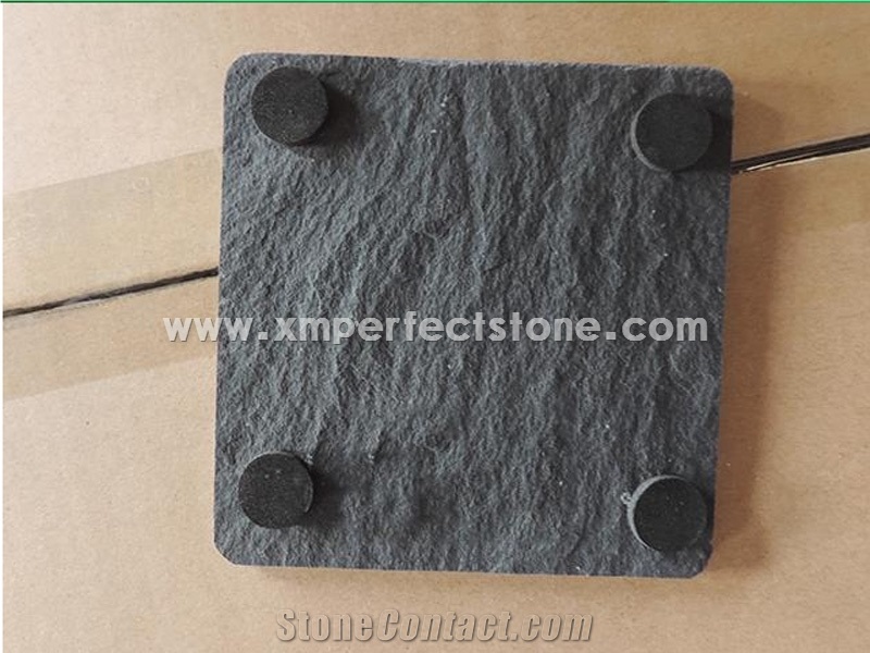 Factory Direct Wholesale 30x20cm Natural Edge Slate Plates