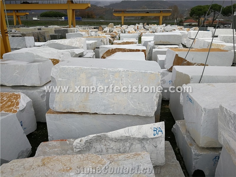 Import Block from Italy Directly,Carrara White Marble Slabs for Sale