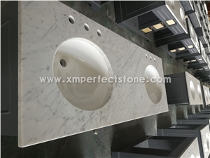 Wholesale Natural Stone Bianco Carrara Marble Countertop 61 X22
