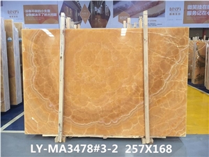 Agate Orange Onyx Bookmatch,Natural Stone Onyx for Walling Wall Panel Slabs & Tiles