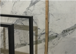 Chinese Statuario Venato Marble Slabs and Tiles