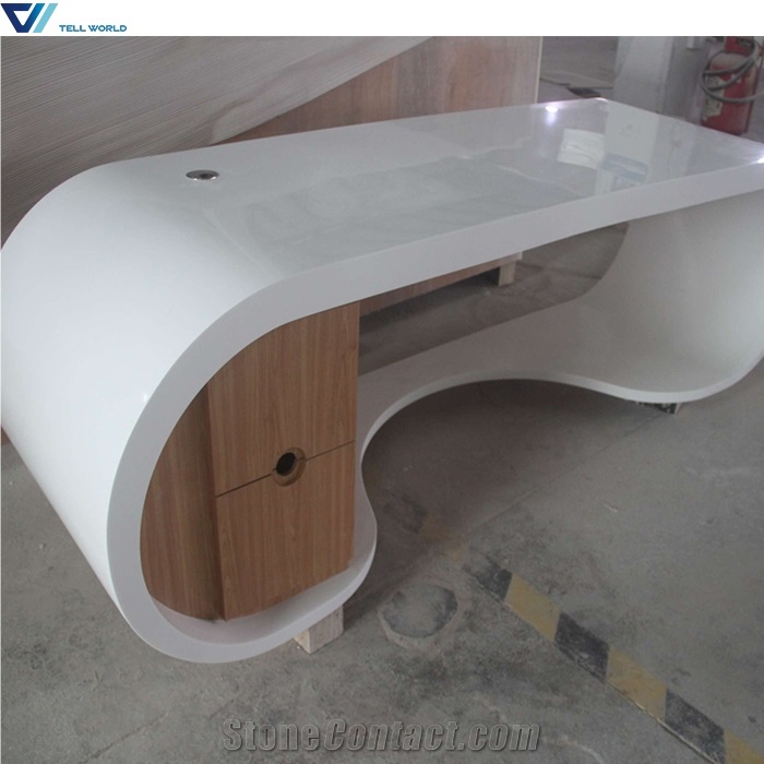 Modern Office Desk In Shenzhen Semi Circle Office Desk From China