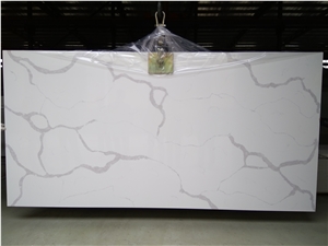 A Quality Marble Engineer Quartz Stone Countertop with Customized Edge