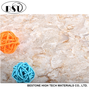 Popular Marble Imitation Artificial Quartz Stone Sheets