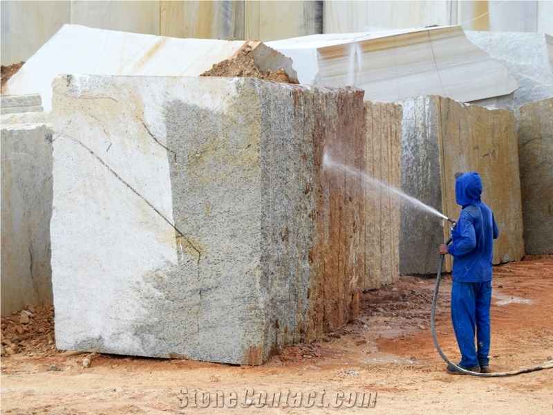 Cinza Evora Granite Blocks